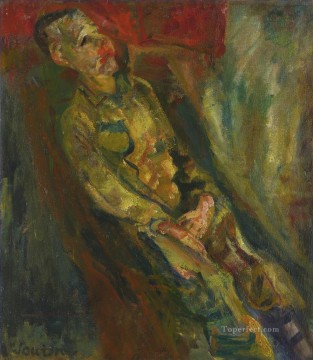  man - YOUNG MAN OBLIGENTLY EXTENDED Chaim Soutine Expressionism